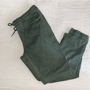 Green jogger pants REWASH